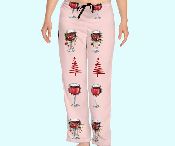 Funny Wine Lover Pajama Pants for Women Christmas Wine Lover Drawstring Lounge Pants Holiday Red Wine Jammies Xmas Gift for Her Wine Gift Etsy Canada
