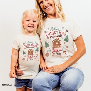 Julgranskaktröja, bakande julminnen present till henne, julfesttröja, dotterbagartröja, söt jultröja Natural
