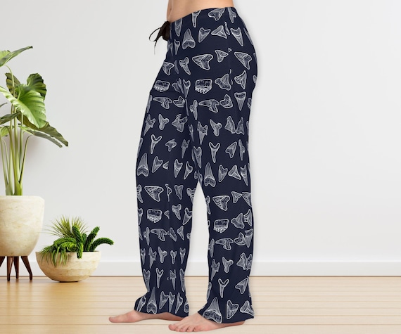 Shark Tooth Pajama Gift for Shark Tooth Hunter Drawstring