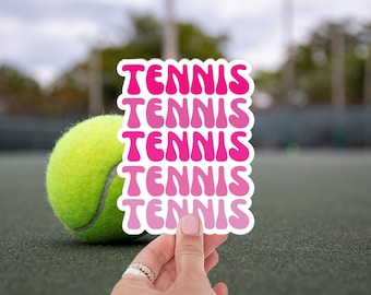 Tennis Girls Sticker, Tennis Sticker, Tennis gift For Tennis Player, Aesthetic Tennis computer stickers team decals water bottle stickers