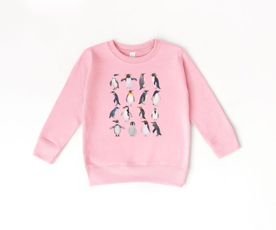 Penguin Toddler Sweatshirt, Kids Penguin Sweater, Cute Penguin - Main Image
