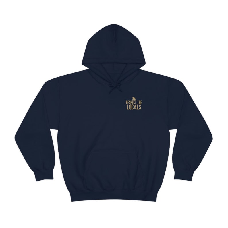 Wave Riders Surfing Hoodie, Respect The Local, Save The Shark, Summer Hoodie, Oversized Trendy Hoodie, VSCO Sweatshirt Preppy Aesthetic Gift 画像 6