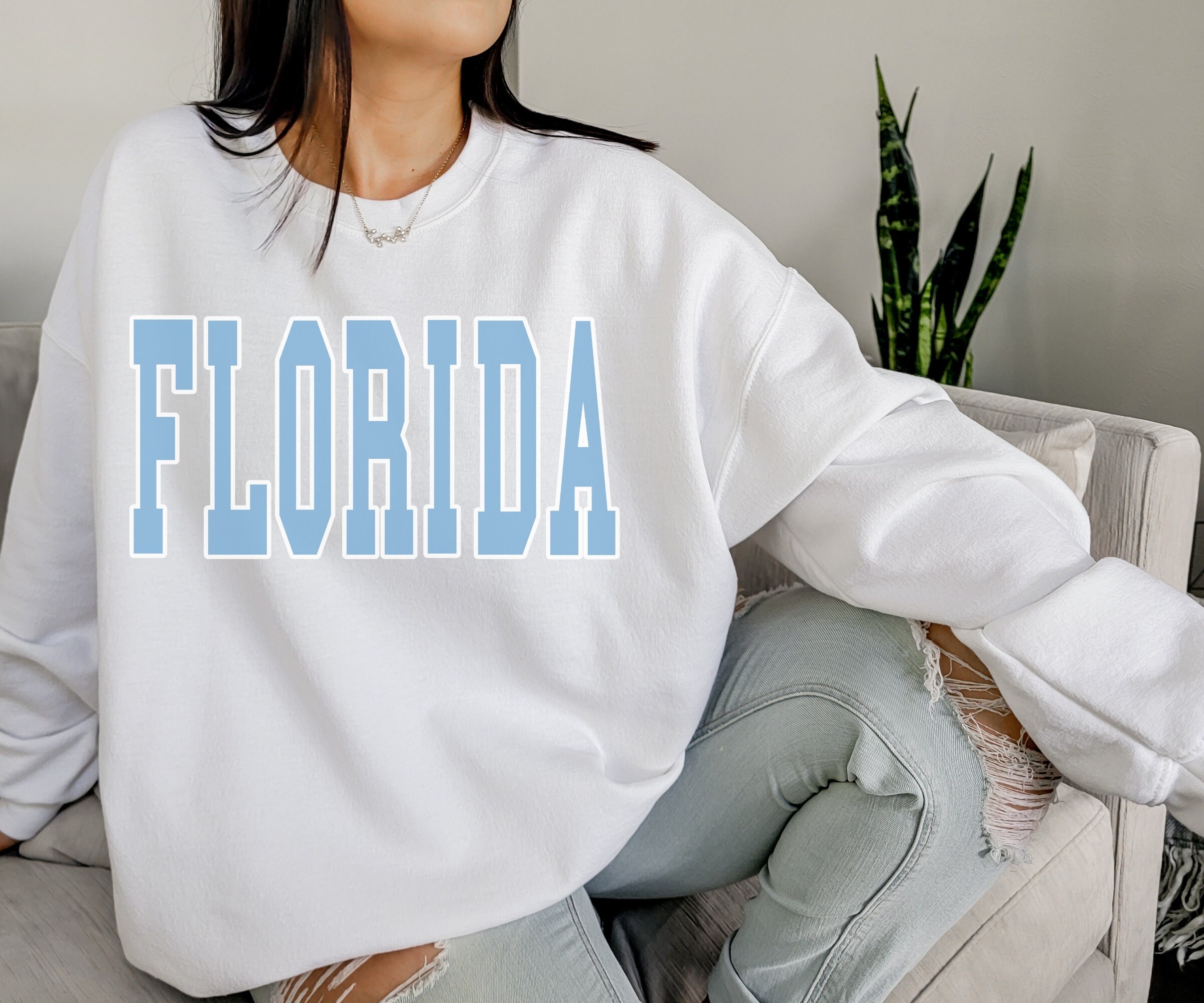 Florida Sweatshirt Florida Sweater Florida Crewneck Florida Gifts