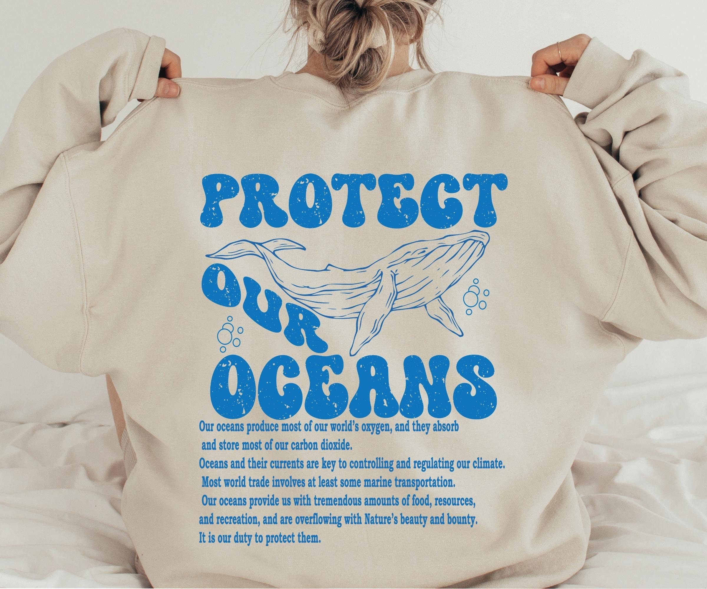 Prepy Ocean Preppy Ocean Sweatshirt Ocean Conservation Pullover Save the Oceans ...