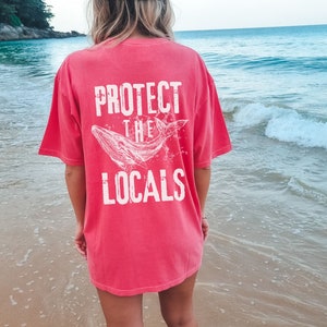 Buckelwal Komfort Farbe Shirt Blauwal Liebhaber T-Shirt Für Strand Liebhaber Buckelwal T-Shirt für Meeresschützer Geschenk Walliebhaber Bild 3