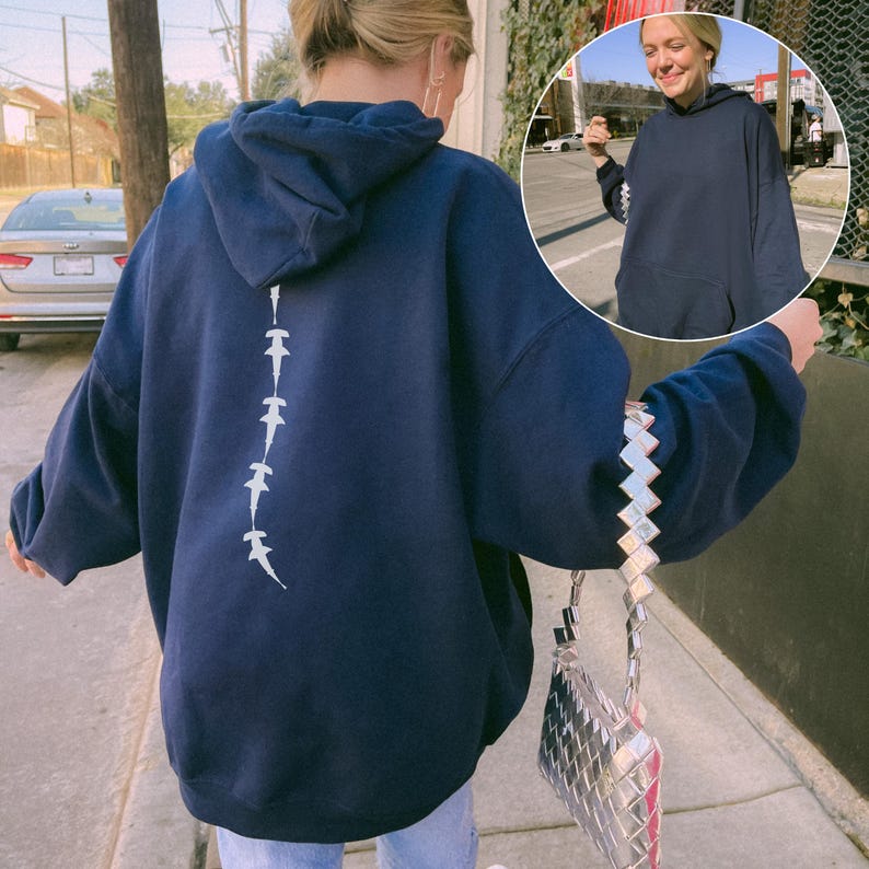 Hammer Head Shark Sweatshirt Save The Ocean Marine Biologist Gift Respect The Locals Shark Hoodie Gift For Daughter Nature Tops Surfer Men image 6