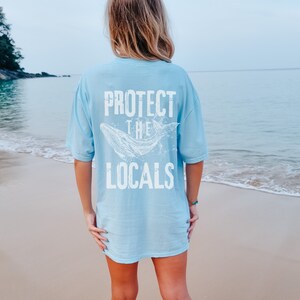 Buckelwal Komfort Farbe Shirt Blauwal Liebhaber T-Shirt Für Strand Liebhaber Buckelwal T-Shirt für Meeresschützer Geschenk Walliebhaber Bild 5
