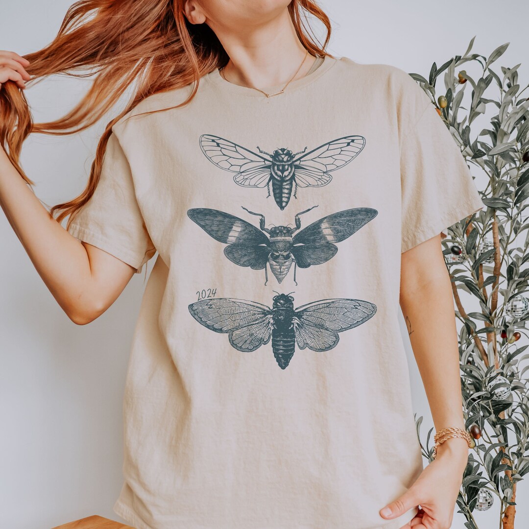 Cicada Broods 2024 Shirt, Vintage Cicada Tshirt Brood XIX Brood XIII ...
