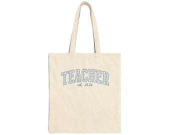 Comfort Colors® Gingham Teacher Shirt, Custom Year Teacher Gift, Teacher Life Shirt, Teach Tee, New Teacher School Gifts