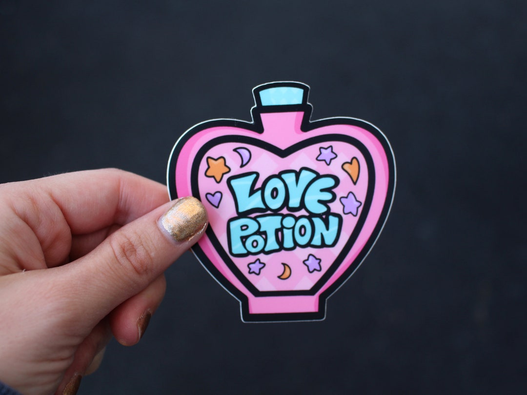 Love Potion Halloween Witchy Sticker - Etsy