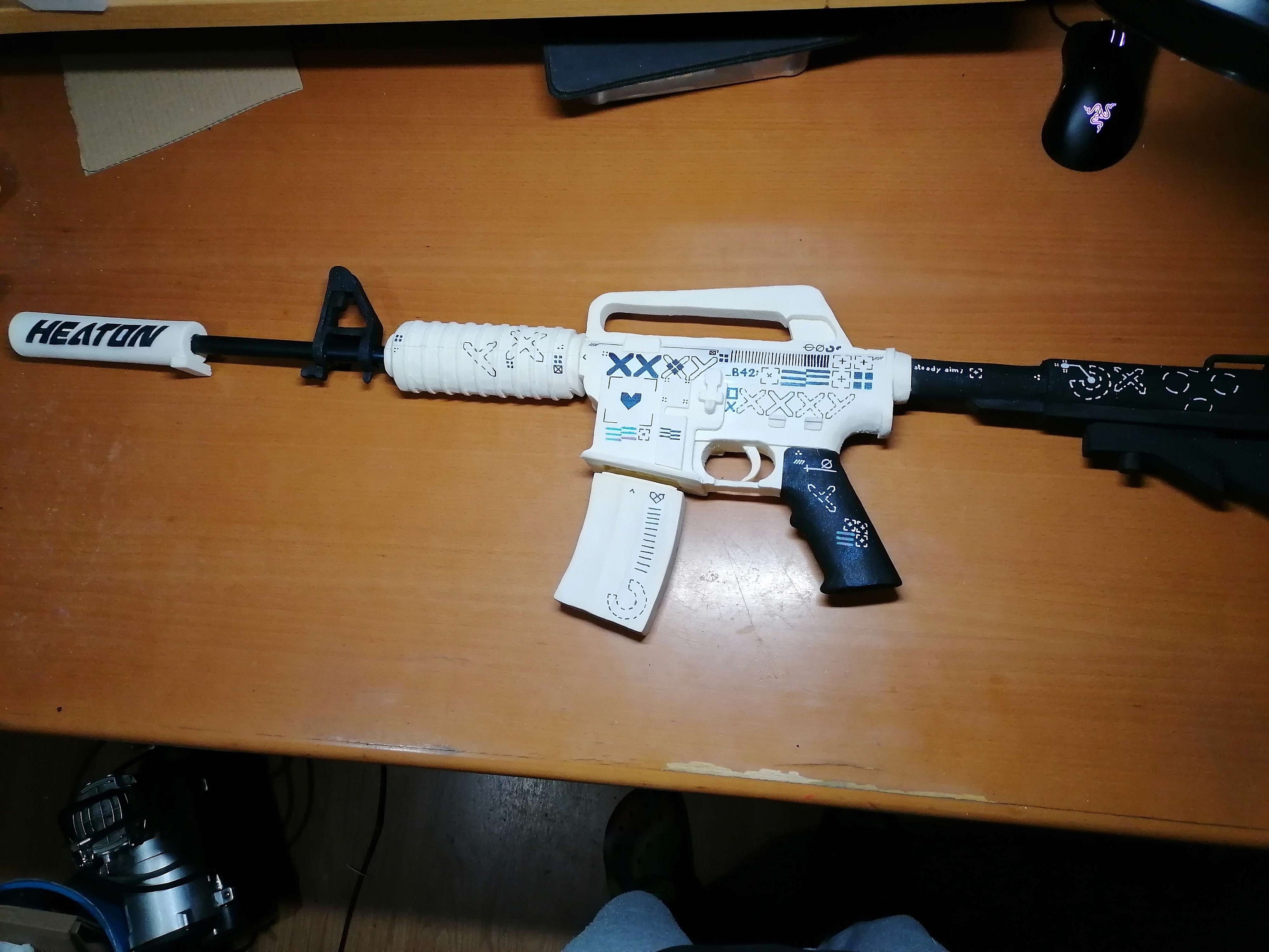 M4A1S Printstream 11 From Csgo / Handmade Modelpainting /stickers