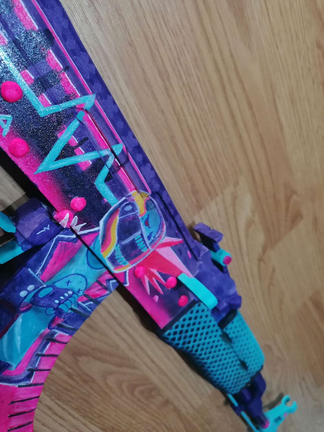 AK47 NEON RIDER 1:1 de Csgo / Modèle fait main peinture / - Etsy France