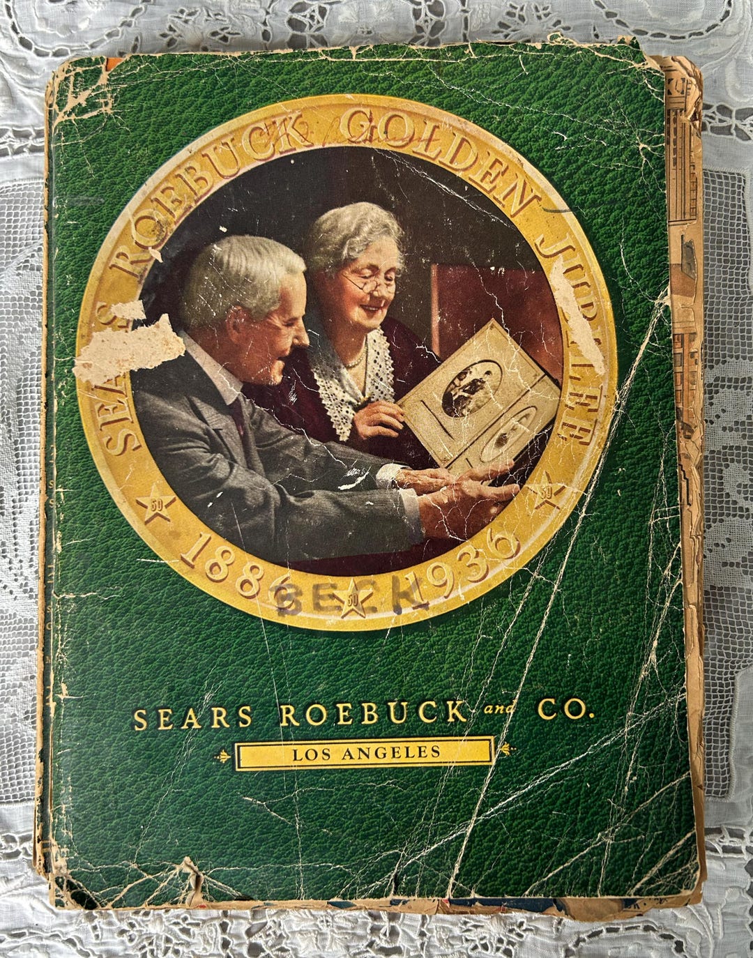 Original 1936 Sears Roebuck Golden Jubilee Catalog Los Angeles Vintage