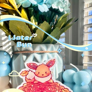 Bébé renard japonais Mooncake Nouvel An lunaire Sticker