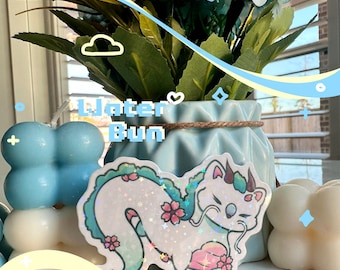 Japanese Nostalgia White and Green Dragon