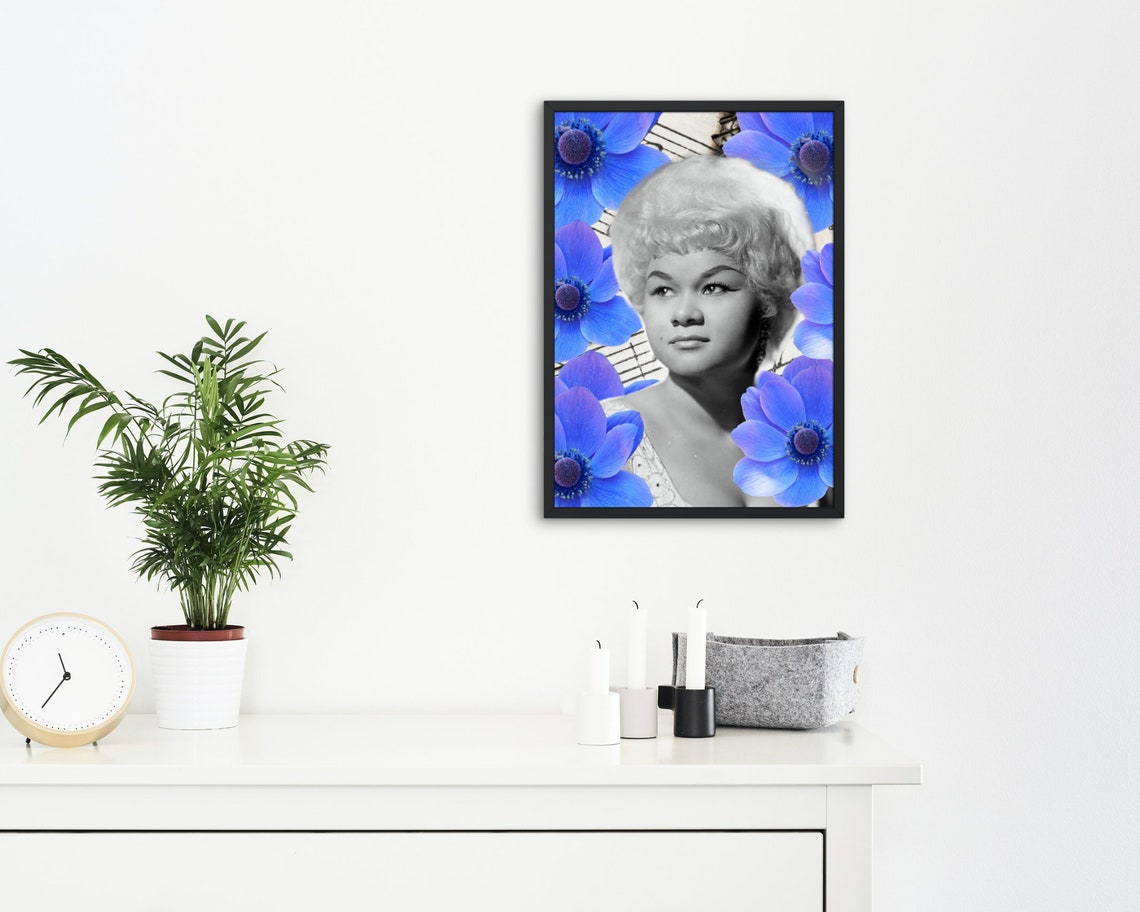 Etta James, Vintage Inspired, Wall Art, Poster, Home Decor, Living Room