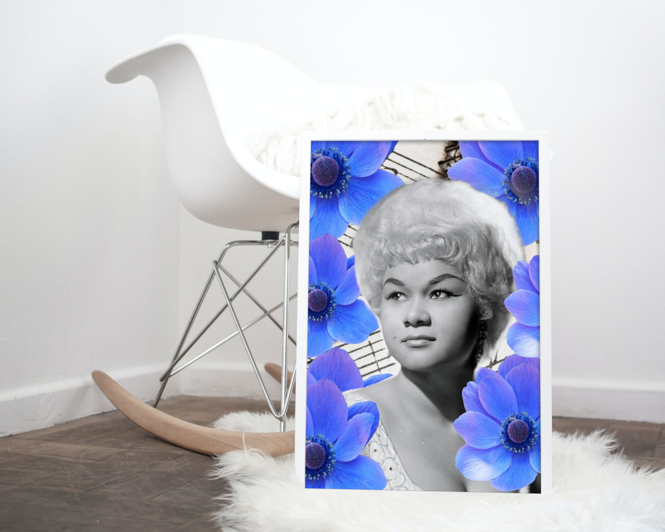 Etta James, Vintage Inspired, Wall Art, Poster, Home Decor, Living Room