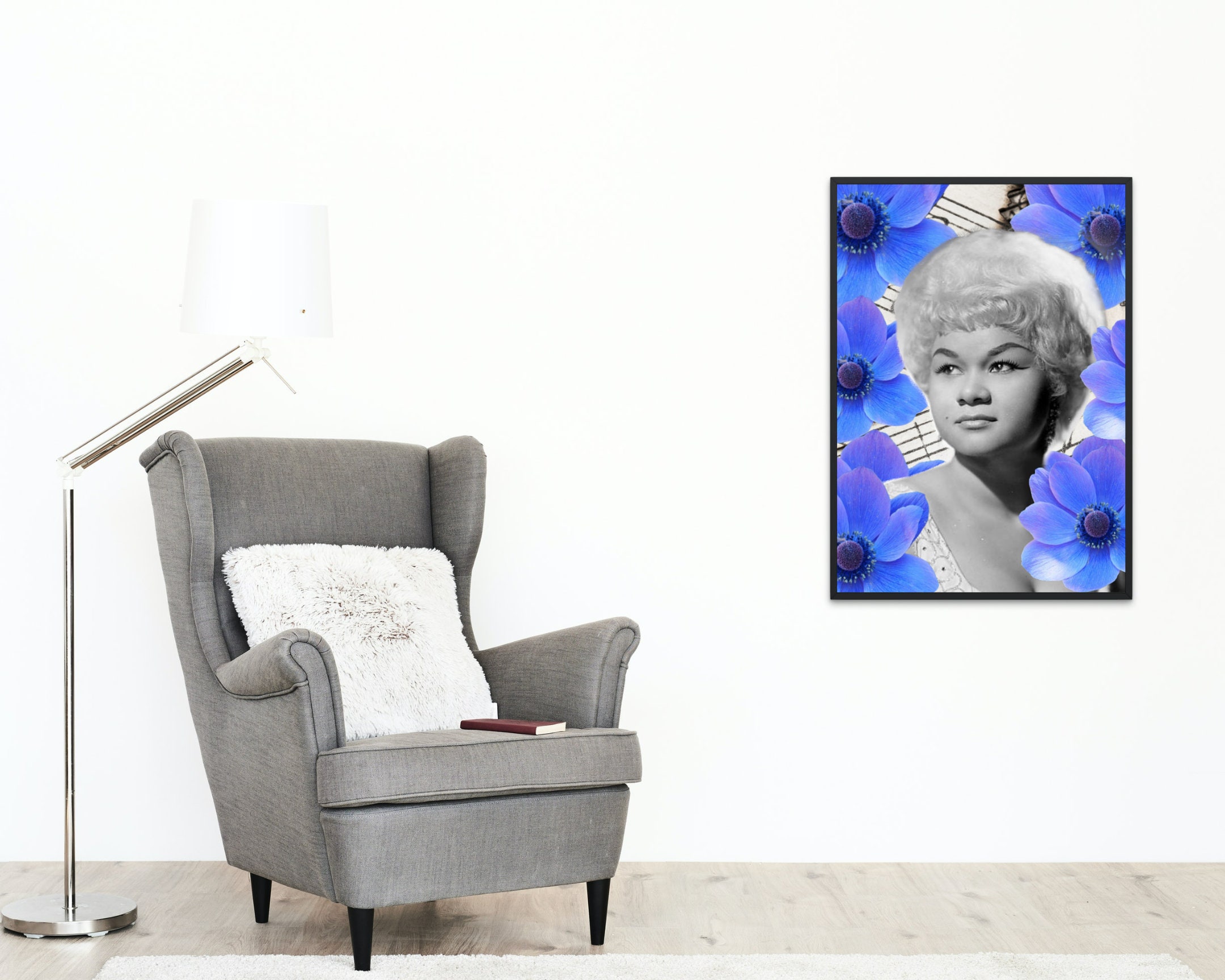 Etta James, Vintage Inspired, Wall Art, Poster, Home Decor, Living Room