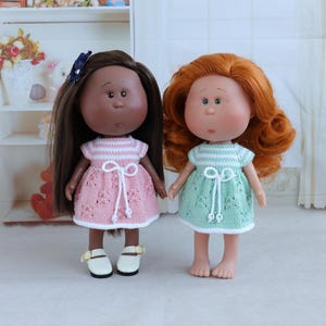 Dress for Little Mia 23cm/9&quot;  Nines dOnil, Mia Doll clothes on summer, little Nines d&#39;Onil doll clothes