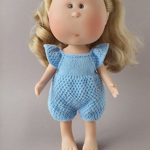 Mia 12"/30 cm kombinezon Nines d'Onil, ubranka dla lalek Mia na wiosnę i lato, ubranka dla lalek Nines d'Onil