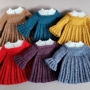 Paola Reina Dress 32 cm doll, dress for doll, Paola Reina outfit, knitted dress