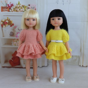 Dress for Paola Reina 32cm/13&quot; doll, dress for doll, Paola Reina outfit, knitted dress