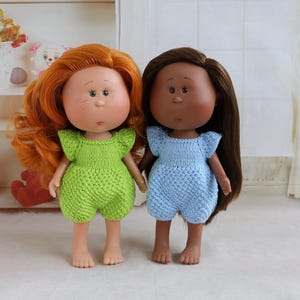 Cotton Knit Romper, Nines d'Onil Little Mia Doll Clothes (9"/23cm)