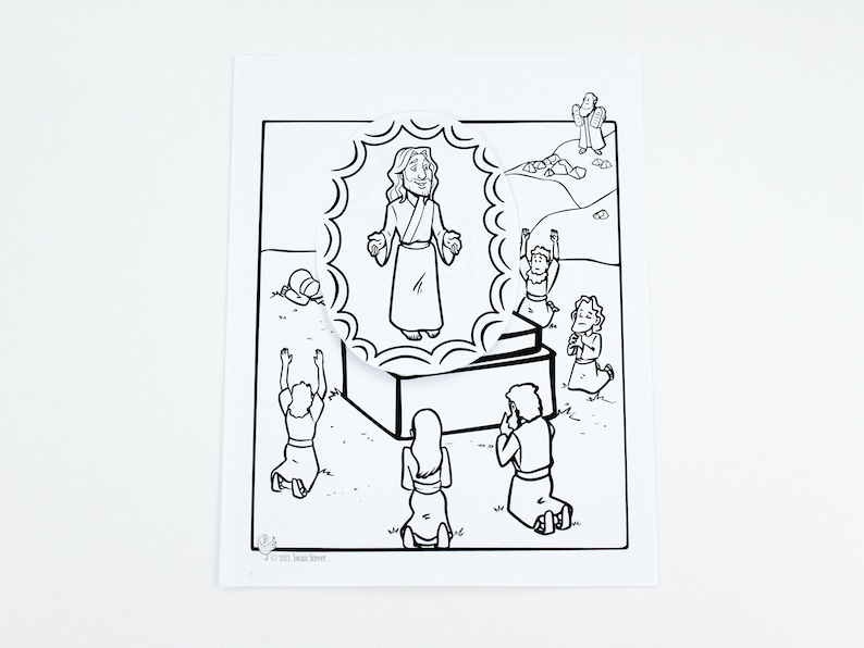 Golden Calf Coloring Pages for Children Digital Downloads Bible ...
