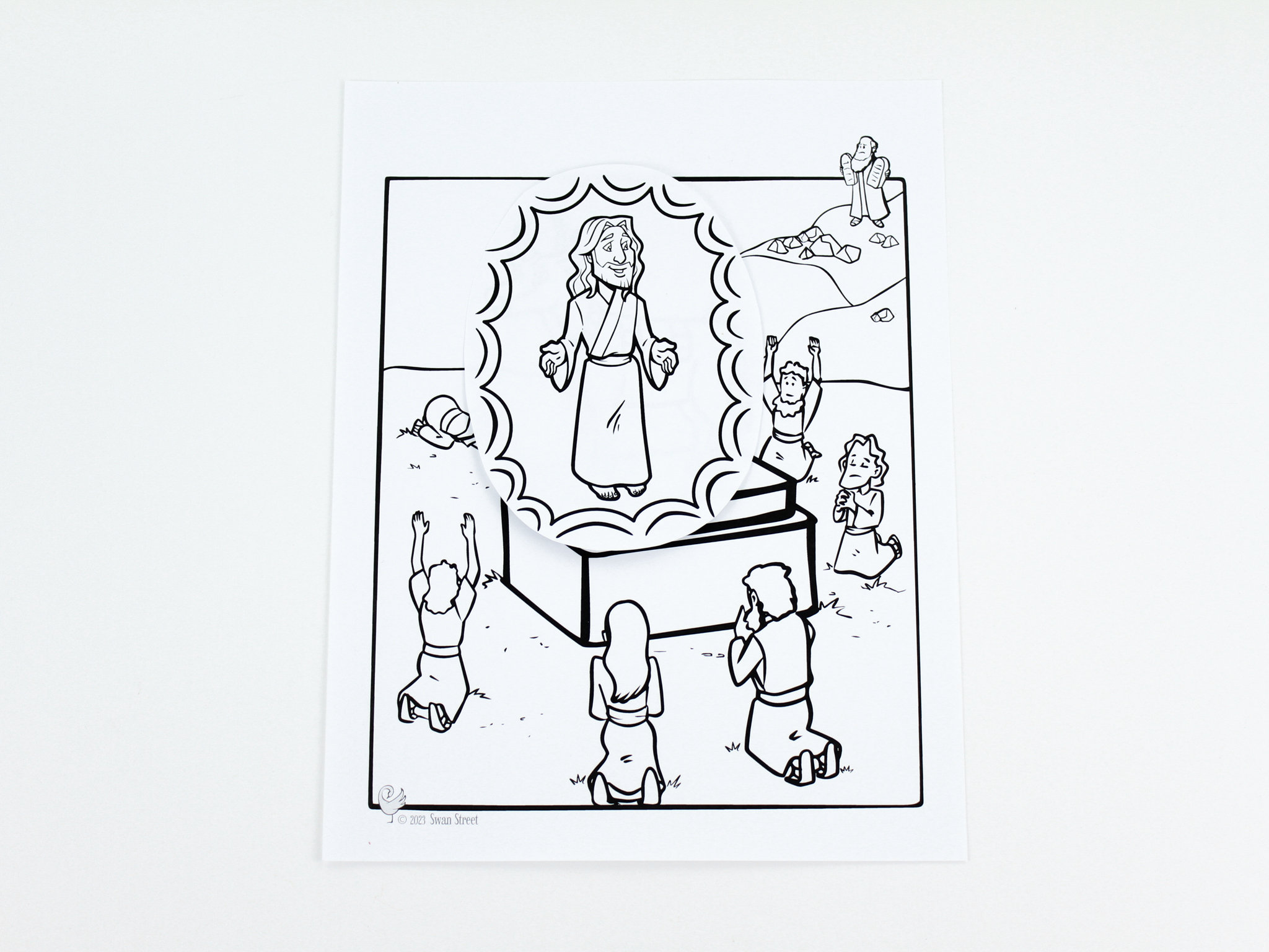 Golden Calf Coloring Pages for Children Digital Downloads Bible