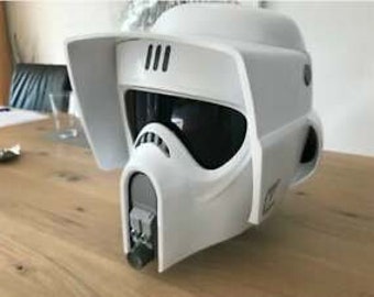 Wearable Star Wars Biker Scout Trooper Helmet Replica Prop 1:1 scale (TKP 70) !