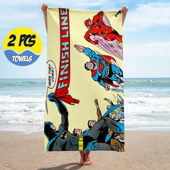 Double Towel Set beach Towel spiderman Beach Towel custom Beach