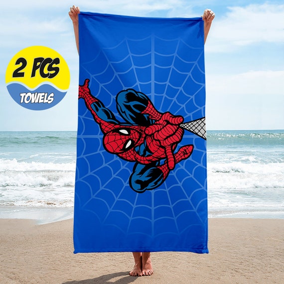 Double Towel Set beach Towel spiderman Beach Towel custom Beach