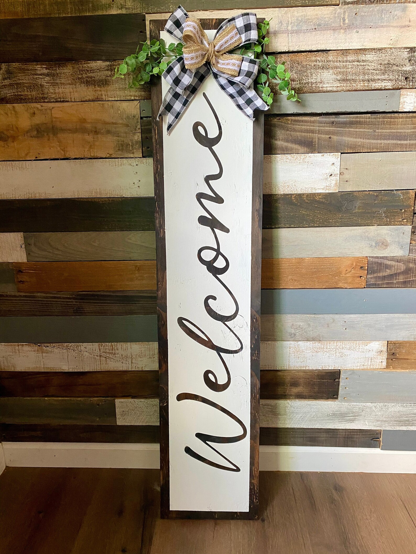 Porch Sign Front Door Sign Tall Leaning Porch Sign Etsy