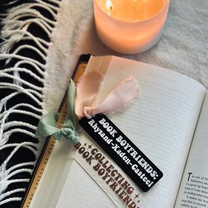 Bookmark, Custom Bookmark, Book Boyfriend, Book Boyfriends Bookmark, Rhysand, Xaden, ACOTAR bookmark, acrylic bookmark, Book Lover Gift