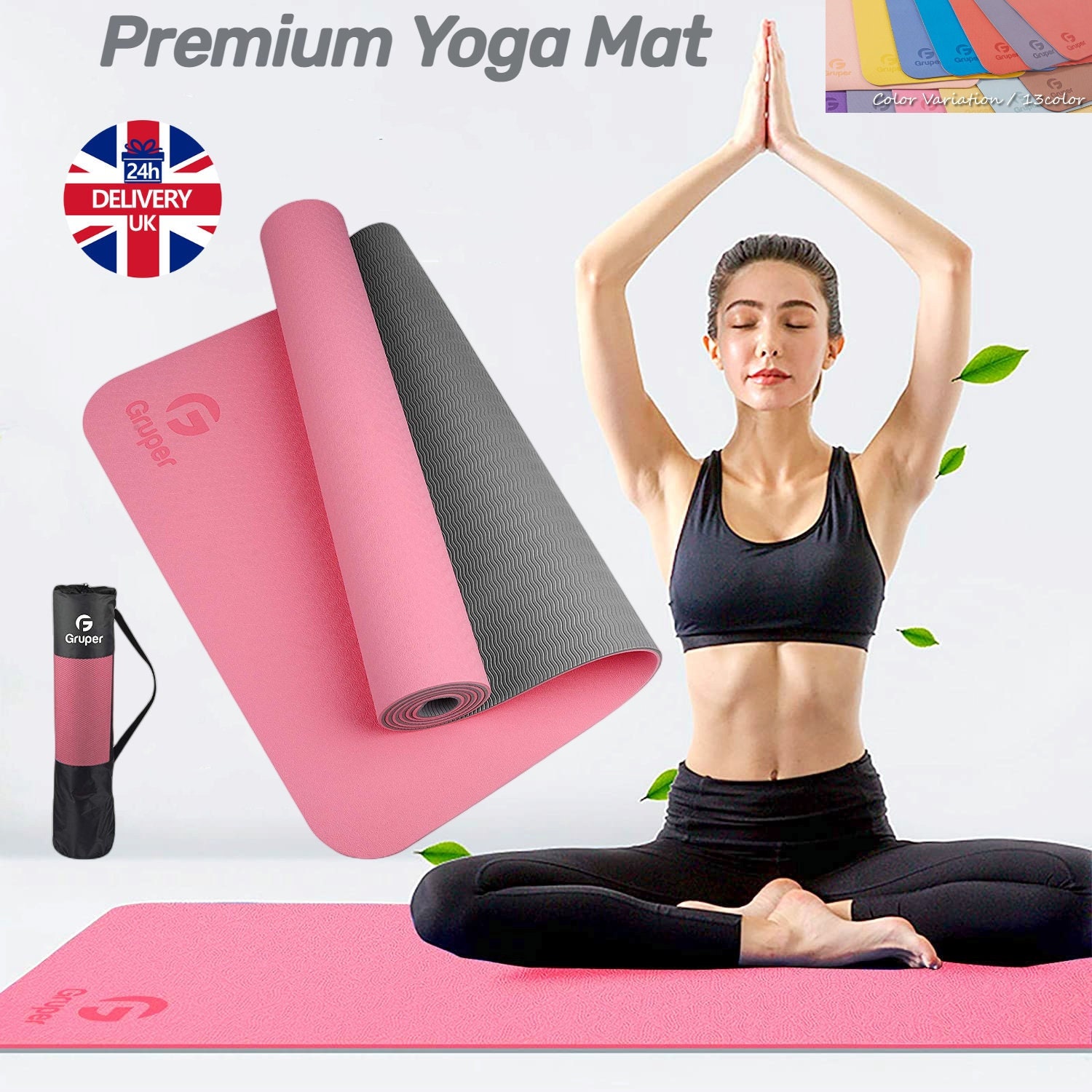 Non Slip Yoga Mat -  UK