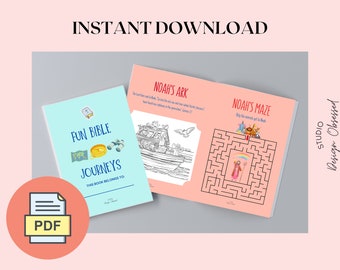 Bible Road Trip Activity Book | Christian Homeschool Printable (PDF)