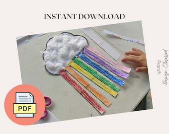 Rainbow Bible Verse Craft | Christian Homeschool Activity (PDF)
