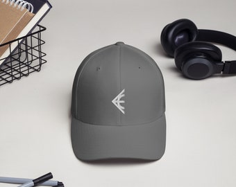 Dog Lover Logo Hat with Fitted Back, Multiple Colors Available, Dog Dad Hat, Dog Mom Hat, Dog Lover Gift, Rescue Advocacy Hat