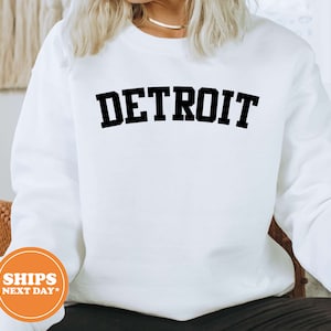 Detroit Sweatshirt| Detroit Michigan Sweatshirt| Detroit MI Sweatshirt| Gifts from Detroit| Detroit Game Day| Detroit Unisex Crewneck| 998x