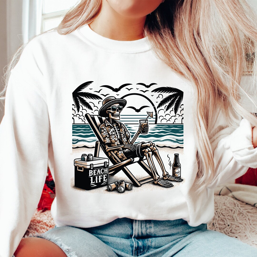 80’s Blue Spring Lake Super Soft Sailboat 50/50 Sweatshirt main image 1