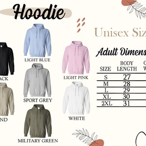 the hoodie sizes guide for men and women