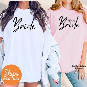 Bachelorette Party Shirts, Bride Team Bride Shirt, Bride T-shirt,Wedding Shirts, Bridal Party Gift,Team Bride Shirts,Bridesmaid Proposal tee