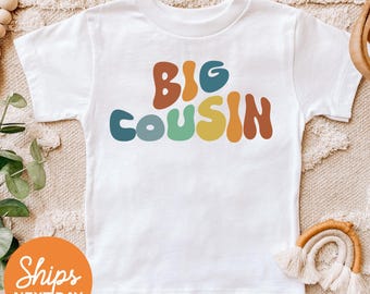 Big Cousin tshirt, Cousin shirt, promoted to big Cousin,Toddler shirts, Newborn shirt, 100% Cotton 2T 3T 4T 5T shirts for kids T-Shirt