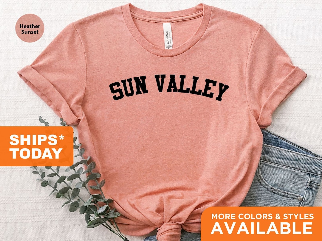 Sun Valley Tshirt Sun Valley Shirt Sun Valley Idaho Shirt Etsy
