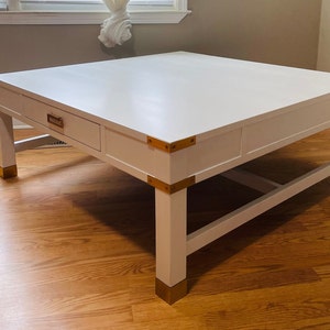 Large Square Coffee Cocktail Table