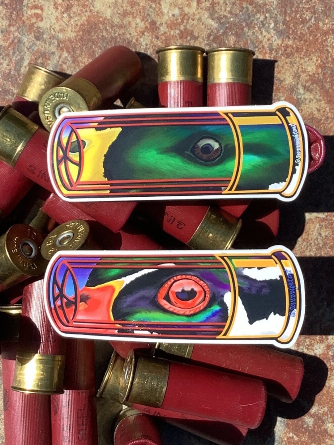 DUCK VALUE PACK Mallard & Wood Duck Shotgun Shell Stickers Etsy