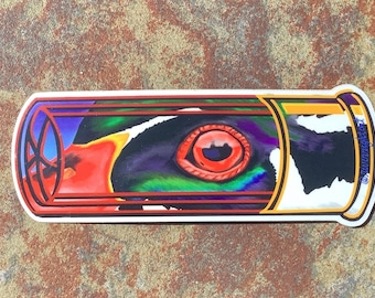 Wood Duck Shotgun Shell Stickers