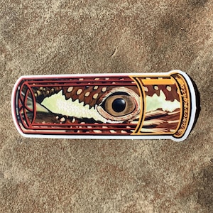 Ruffed Grouse Shotgun Shell Sticker