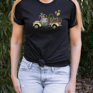 Camisa do caminhão do Mardi Gras, camisa da Louisiana, feliz Mardi Gras, jogue-me algo senhor