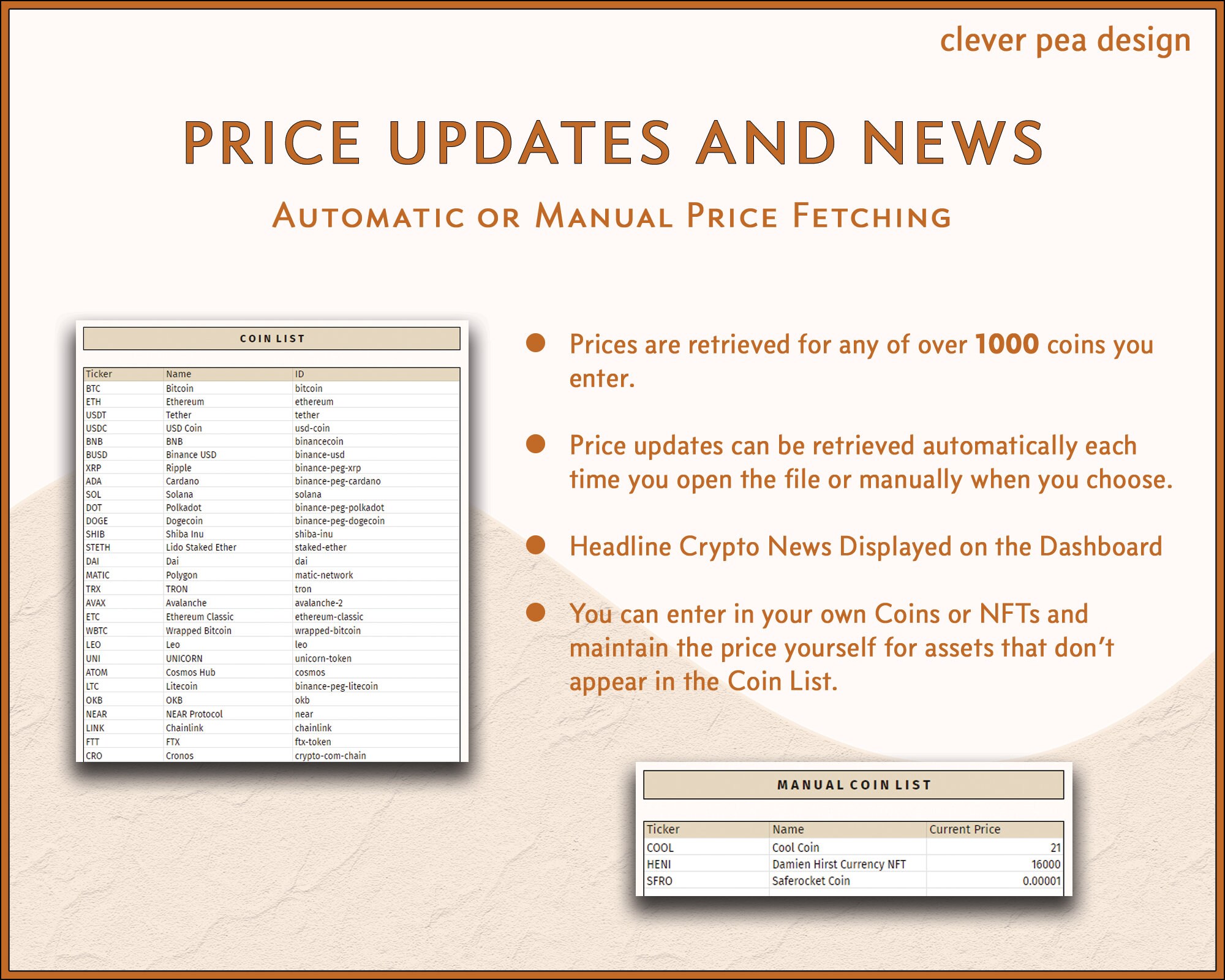 暗号通貨ポートフォリオトラッカー：Googleスプレッドシートテンプレート（デジタルダウンロード） - Etsy 日本